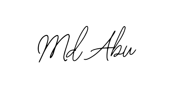 How to make Md Abu signature? Bearetta-2O07w is a professional autograph style. Create handwritten signature for Md Abu name. Md Abu signature style 12 images and pictures png