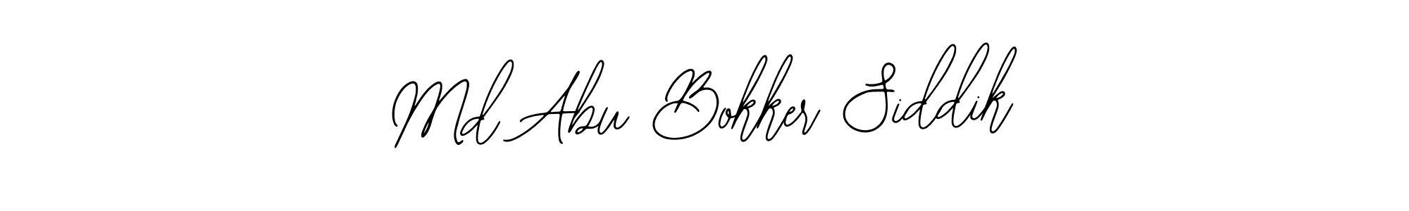 Bearetta-2O07w is a professional signature style that is perfect for those who want to add a touch of class to their signature. It is also a great choice for those who want to make their signature more unique. Get Md Abu Bokker Siddik name to fancy signature for free. Md Abu Bokker Siddik signature style 12 images and pictures png