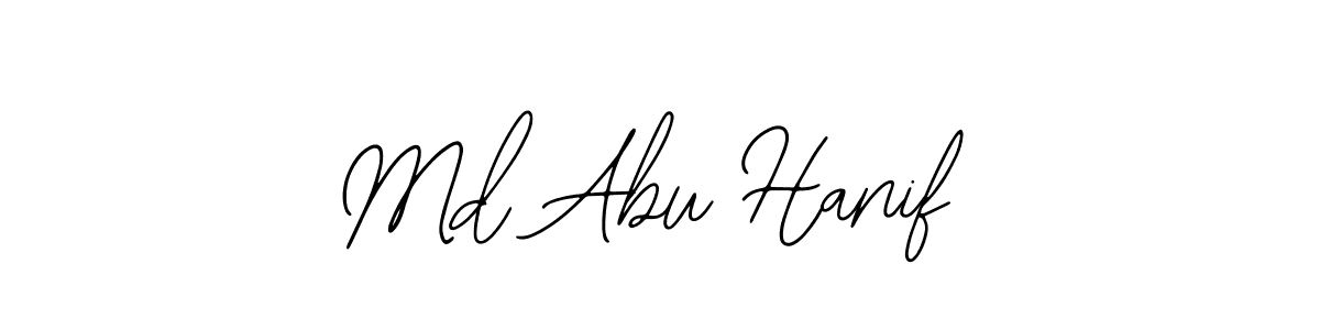 How to make Md Abu Hanif name signature. Use Bearetta-2O07w style for creating short signs online. This is the latest handwritten sign. Md Abu Hanif signature style 12 images and pictures png