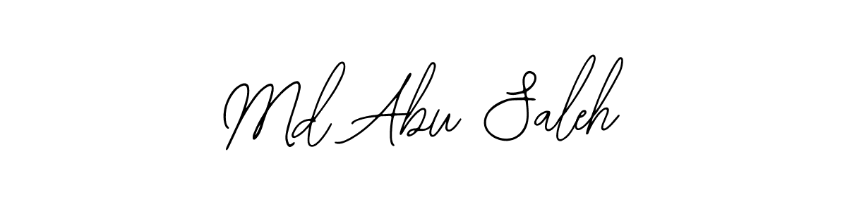 How to Draw Md Abu Saleh signature style? Bearetta-2O07w is a latest design signature styles for name Md Abu Saleh. Md Abu Saleh signature style 12 images and pictures png