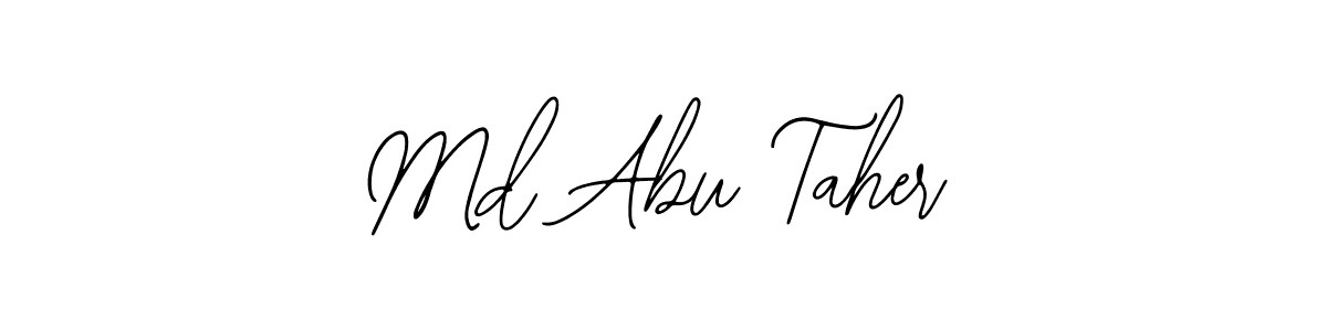 How to make Md Abu Taher name signature. Use Bearetta-2O07w style for creating short signs online. This is the latest handwritten sign. Md Abu Taher signature style 12 images and pictures png