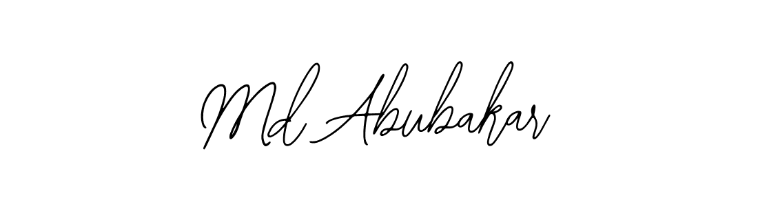 if you are searching for the best signature style for your name Md Abubakar. so please give up your signature search. here we have designed multiple signature styles  using Bearetta-2O07w. Md Abubakar signature style 12 images and pictures png