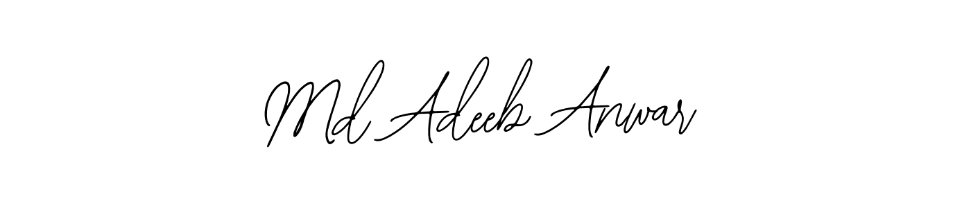 Use a signature maker to create a handwritten signature online. With this signature software, you can design (Bearetta-2O07w) your own signature for name Md Adeeb Anwar. Md Adeeb Anwar signature style 12 images and pictures png