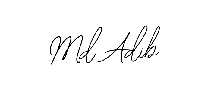 Also You can easily find your signature by using the search form. We will create Md Adib name handwritten signature images for you free of cost using Bearetta-2O07w sign style. Md Adib signature style 12 images and pictures png