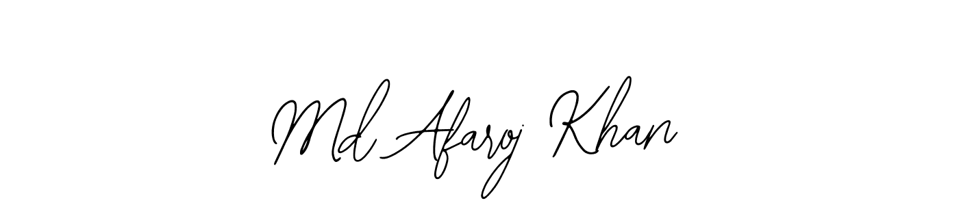 if you are searching for the best signature style for your name Md Afaroj Khan. so please give up your signature search. here we have designed multiple signature styles  using Bearetta-2O07w. Md Afaroj Khan signature style 12 images and pictures png