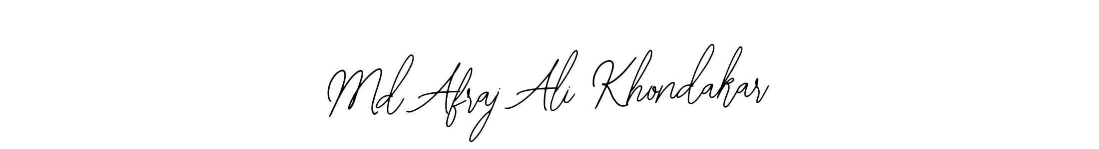 if you are searching for the best signature style for your name Md Afraj Ali Khondakar. so please give up your signature search. here we have designed multiple signature styles  using Bearetta-2O07w. Md Afraj Ali Khondakar signature style 12 images and pictures png