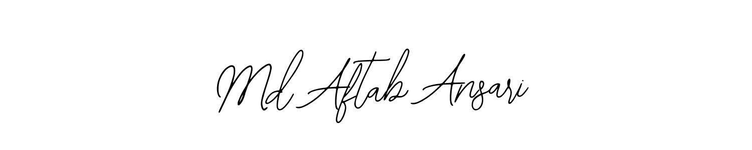 You can use this online signature creator to create a handwritten signature for the name Md Aftab Ansari. This is the best online autograph maker. Md Aftab Ansari signature style 12 images and pictures png