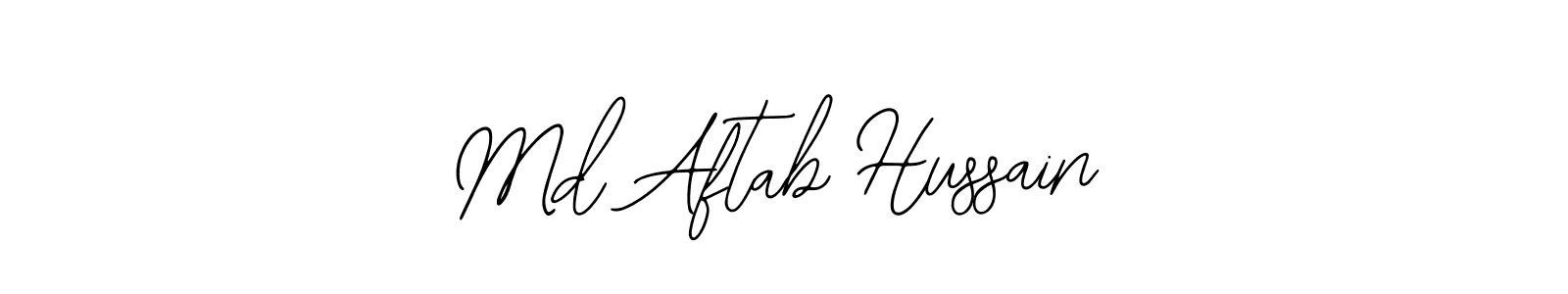 if you are searching for the best signature style for your name Md Aftab Hussain. so please give up your signature search. here we have designed multiple signature styles  using Bearetta-2O07w. Md Aftab Hussain signature style 12 images and pictures png