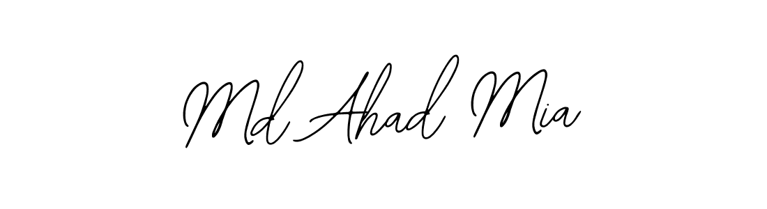 How to make Md Ahad Mia signature? Bearetta-2O07w is a professional autograph style. Create handwritten signature for Md Ahad Mia name. Md Ahad Mia signature style 12 images and pictures png