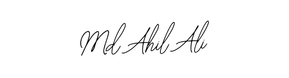 How to make Md Ahil Ali name signature. Use Bearetta-2O07w style for creating short signs online. This is the latest handwritten sign. Md Ahil Ali signature style 12 images and pictures png