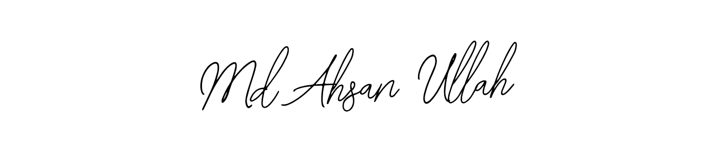 How to Draw Md Ahsan Ullah signature style? Bearetta-2O07w is a latest design signature styles for name Md Ahsan Ullah. Md Ahsan Ullah signature style 12 images and pictures png