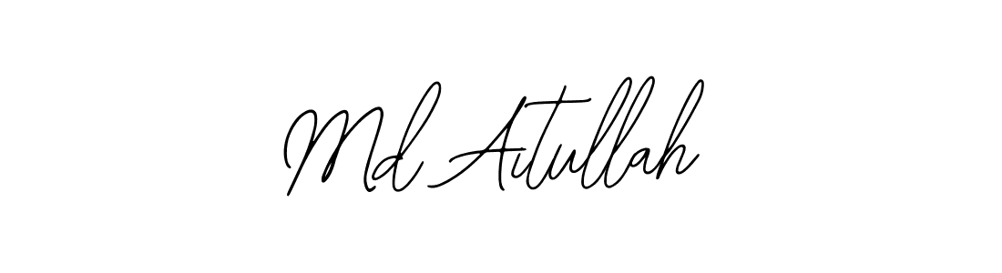 Use a signature maker to create a handwritten signature online. With this signature software, you can design (Bearetta-2O07w) your own signature for name Md Aitullah. Md Aitullah signature style 12 images and pictures png