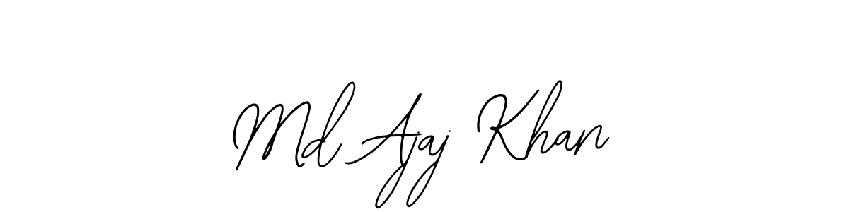 Similarly Bearetta-2O07w is the best handwritten signature design. Signature creator online .You can use it as an online autograph creator for name Md Ajaj Khan. Md Ajaj Khan signature style 12 images and pictures png