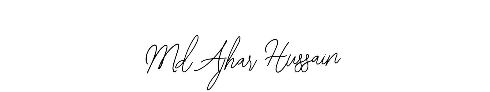 This is the best signature style for the Md Ajhar Hussain name. Also you like these signature font (Bearetta-2O07w). Mix name signature. Md Ajhar Hussain signature style 12 images and pictures png