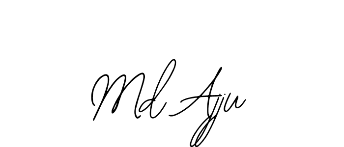 How to make Md Ajju name signature. Use Bearetta-2O07w style for creating short signs online. This is the latest handwritten sign. Md Ajju signature style 12 images and pictures png