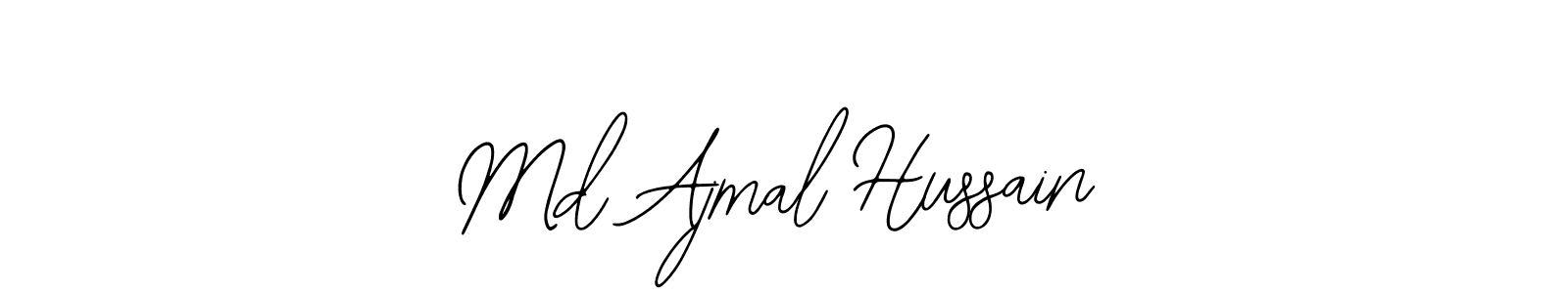 if you are searching for the best signature style for your name Md Ajmal Hussain. so please give up your signature search. here we have designed multiple signature styles  using Bearetta-2O07w. Md Ajmal Hussain signature style 12 images and pictures png