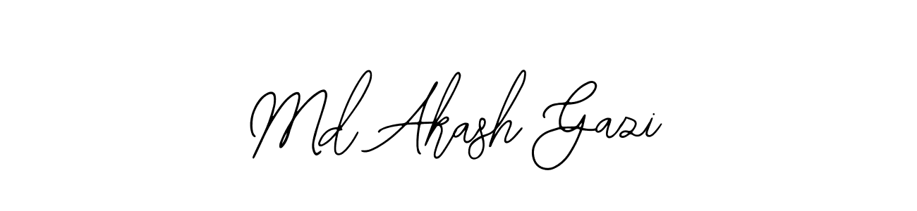 Use a signature maker to create a handwritten signature online. With this signature software, you can design (Bearetta-2O07w) your own signature for name Md Akash Gazi. Md Akash Gazi signature style 12 images and pictures png