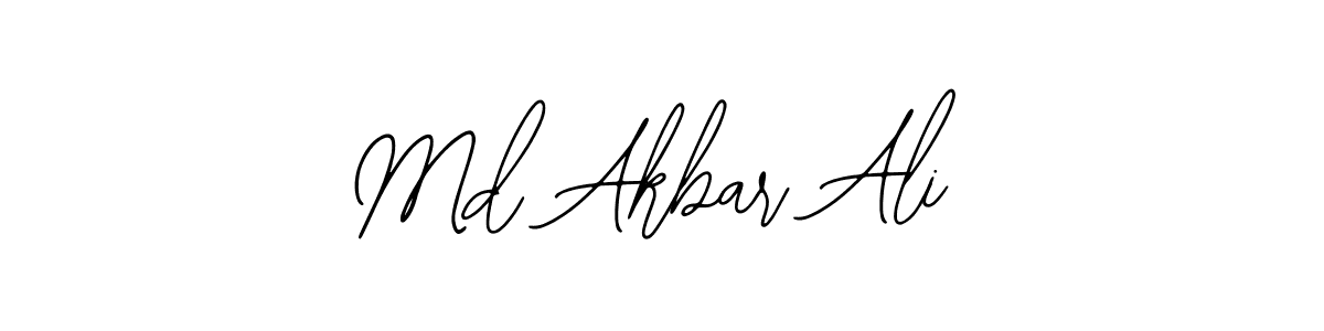 Similarly Bearetta-2O07w is the best handwritten signature design. Signature creator online .You can use it as an online autograph creator for name Md Akbar Ali. Md Akbar Ali signature style 12 images and pictures png