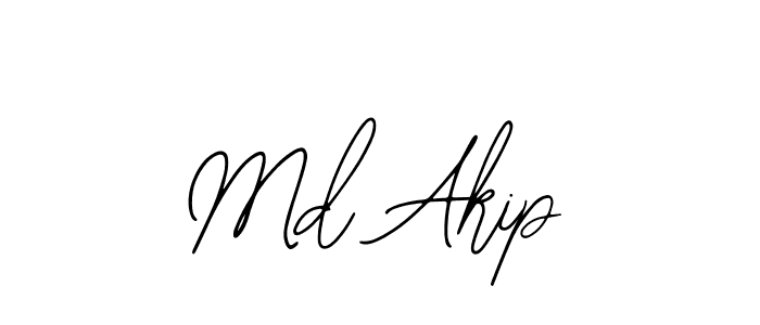 How to make Md Akip signature? Bearetta-2O07w is a professional autograph style. Create handwritten signature for Md Akip name. Md Akip signature style 12 images and pictures png