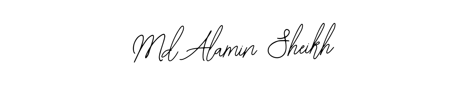 How to Draw Md Alamin Sheikh signature style? Bearetta-2O07w is a latest design signature styles for name Md Alamin Sheikh. Md Alamin Sheikh signature style 12 images and pictures png