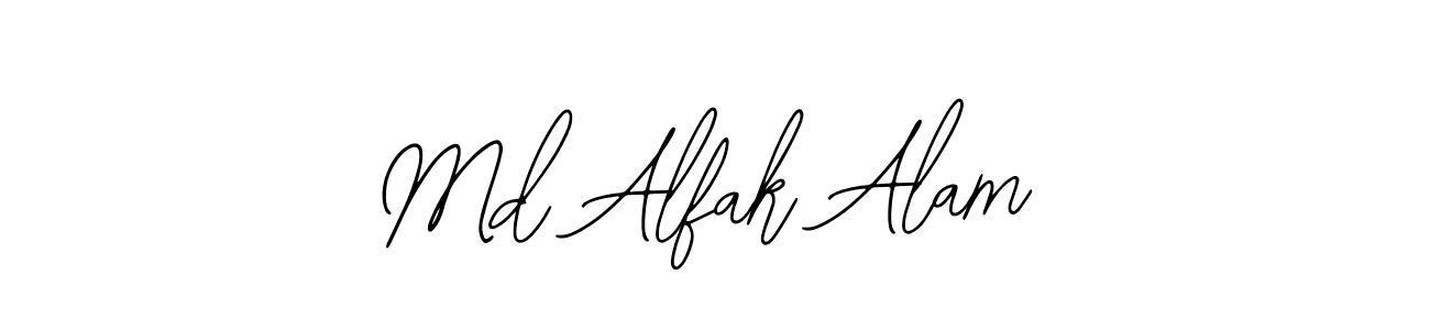 How to Draw Md Alfak Alam signature style? Bearetta-2O07w is a latest design signature styles for name Md Alfak Alam. Md Alfak Alam signature style 12 images and pictures png
