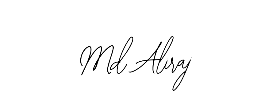 Also we have Md Aliraj name is the best signature style. Create professional handwritten signature collection using Bearetta-2O07w autograph style. Md Aliraj signature style 12 images and pictures png