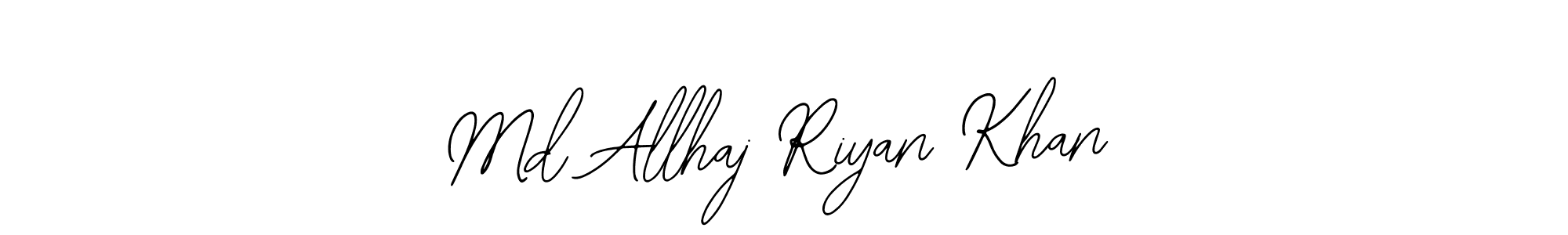 Design your own signature with our free online signature maker. With this signature software, you can create a handwritten (Bearetta-2O07w) signature for name Md Allhaj Riyan Khan. Md Allhaj Riyan Khan signature style 12 images and pictures png