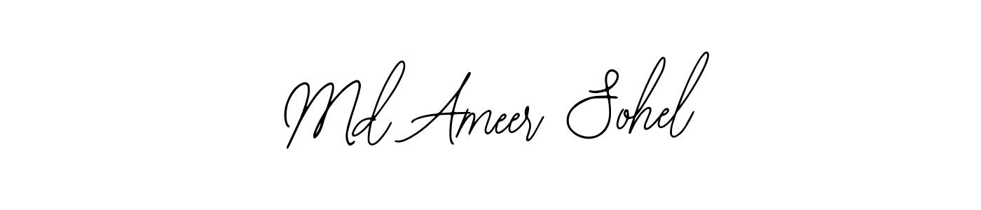 How to make Md Ameer Sohel name signature. Use Bearetta-2O07w style for creating short signs online. This is the latest handwritten sign. Md Ameer Sohel signature style 12 images and pictures png
