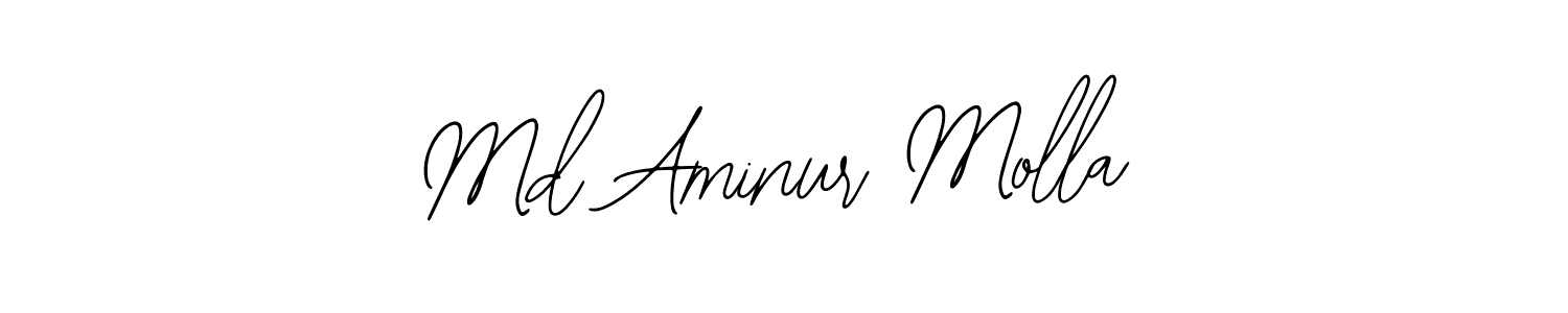 Md Aminur Molla stylish signature style. Best Handwritten Sign (Bearetta-2O07w) for my name. Handwritten Signature Collection Ideas for my name Md Aminur Molla. Md Aminur Molla signature style 12 images and pictures png