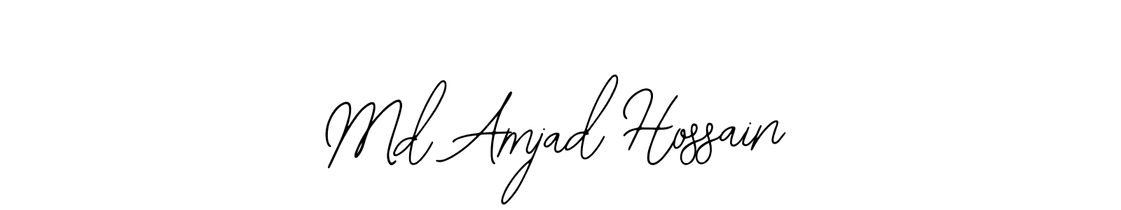 Use a signature maker to create a handwritten signature online. With this signature software, you can design (Bearetta-2O07w) your own signature for name Md Amjad Hossain. Md Amjad Hossain signature style 12 images and pictures png