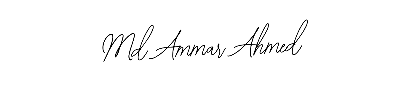 How to make Md Ammar Ahmed signature? Bearetta-2O07w is a professional autograph style. Create handwritten signature for Md Ammar Ahmed name. Md Ammar Ahmed signature style 12 images and pictures png