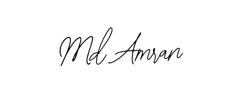 The best way (Bearetta-2O07w) to make a short signature is to pick only two or three words in your name. The name Md Amran include a total of six letters. For converting this name. Md Amran signature style 12 images and pictures png