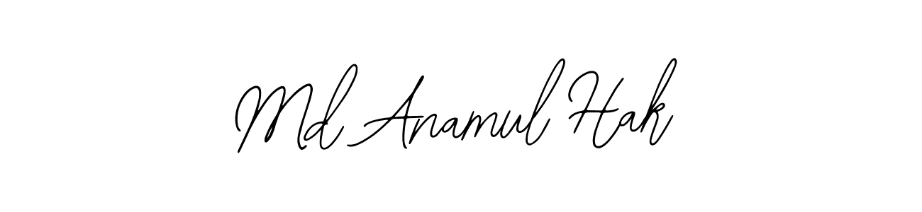 The best way (Bearetta-2O07w) to make a short signature is to pick only two or three words in your name. The name Md Anamul Hak include a total of six letters. For converting this name. Md Anamul Hak signature style 12 images and pictures png