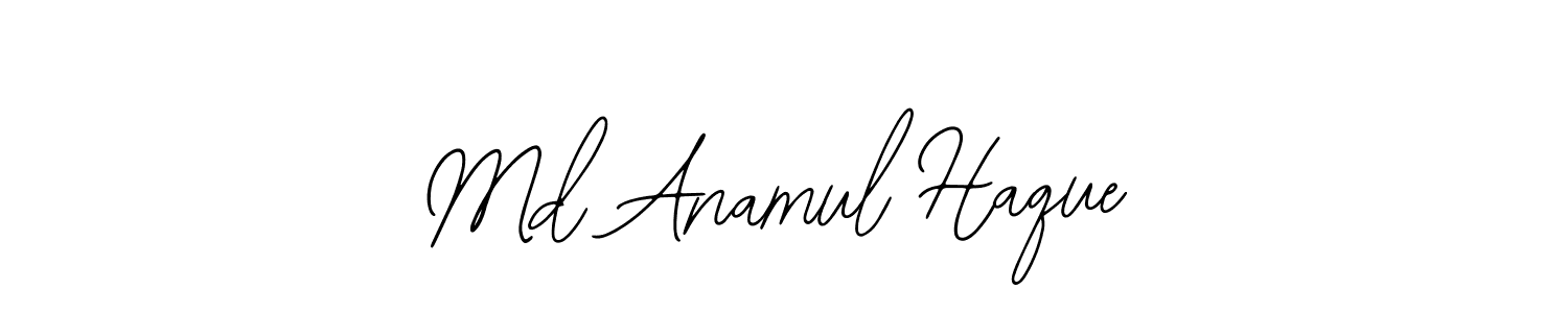 The best way (Bearetta-2O07w) to make a short signature is to pick only two or three words in your name. The name Md Anamul Haque include a total of six letters. For converting this name. Md Anamul Haque signature style 12 images and pictures png