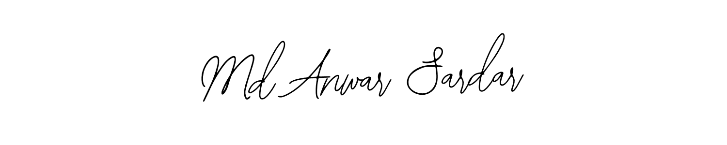 Use a signature maker to create a handwritten signature online. With this signature software, you can design (Bearetta-2O07w) your own signature for name Md Anwar Sardar. Md Anwar Sardar signature style 12 images and pictures png