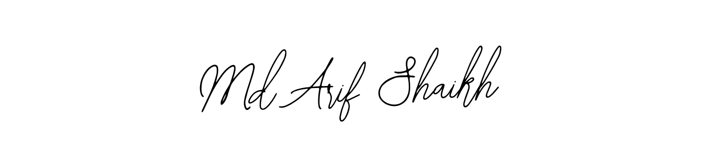 How to Draw Md Arif Shaikh signature style? Bearetta-2O07w is a latest design signature styles for name Md Arif Shaikh. Md Arif Shaikh signature style 12 images and pictures png