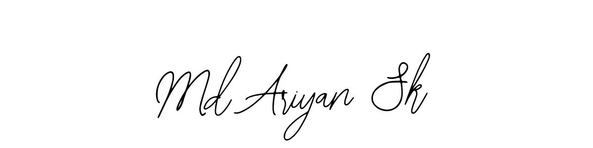 Bearetta-2O07w is a professional signature style that is perfect for those who want to add a touch of class to their signature. It is also a great choice for those who want to make their signature more unique. Get Md Ariyan Sk name to fancy signature for free. Md Ariyan Sk signature style 12 images and pictures png