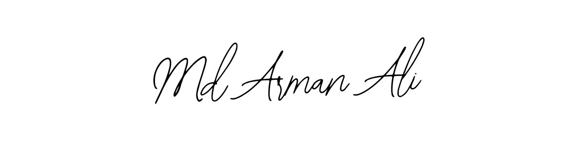 The best way (Bearetta-2O07w) to make a short signature is to pick only two or three words in your name. The name Md Arman Ali include a total of six letters. For converting this name. Md Arman Ali signature style 12 images and pictures png