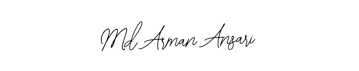 How to Draw Md Arman Ansari signature style? Bearetta-2O07w is a latest design signature styles for name Md Arman Ansari. Md Arman Ansari signature style 12 images and pictures png