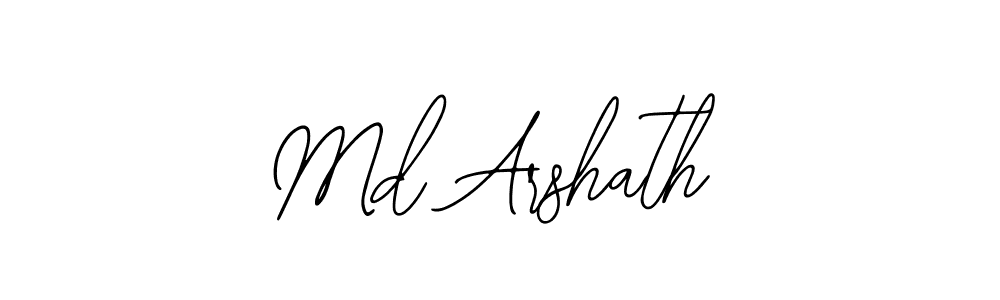 Md Arshath stylish signature style. Best Handwritten Sign (Bearetta-2O07w) for my name. Handwritten Signature Collection Ideas for my name Md Arshath. Md Arshath signature style 12 images and pictures png