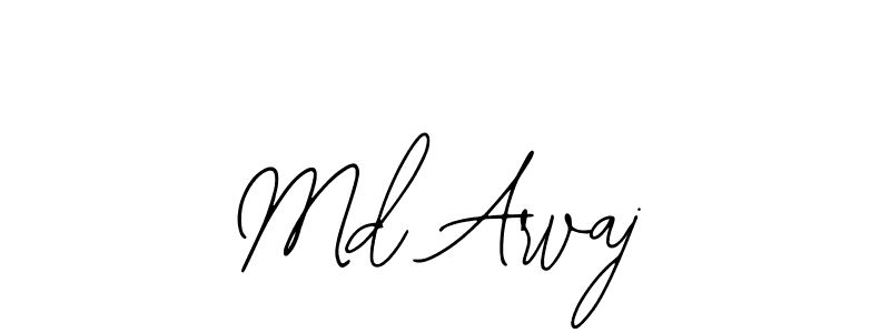 The best way (Bearetta-2O07w) to make a short signature is to pick only two or three words in your name. The name Md Arvaj include a total of six letters. For converting this name. Md Arvaj signature style 12 images and pictures png