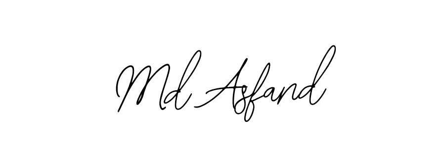 Also we have Md Asfand name is the best signature style. Create professional handwritten signature collection using Bearetta-2O07w autograph style. Md Asfand signature style 12 images and pictures png