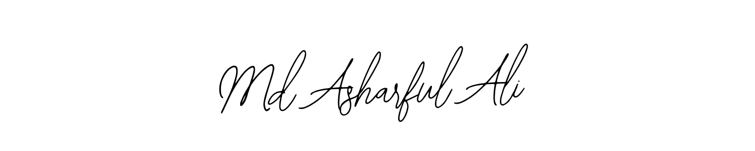 How to make Md Asharful Ali name signature. Use Bearetta-2O07w style for creating short signs online. This is the latest handwritten sign. Md Asharful Ali signature style 12 images and pictures png
