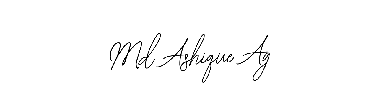 Create a beautiful signature design for name Md Ashique Ag. With this signature (Bearetta-2O07w) fonts, you can make a handwritten signature for free. Md Ashique Ag signature style 12 images and pictures png