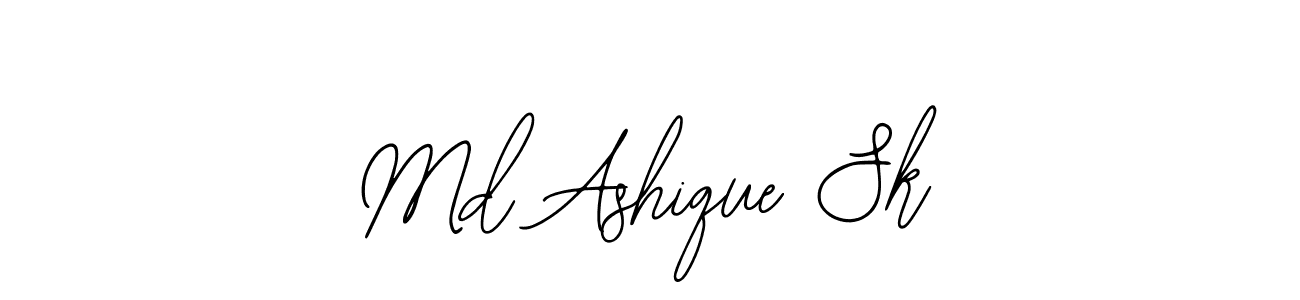 Also we have Md Ashique Sk name is the best signature style. Create professional handwritten signature collection using Bearetta-2O07w autograph style. Md Ashique Sk signature style 12 images and pictures png