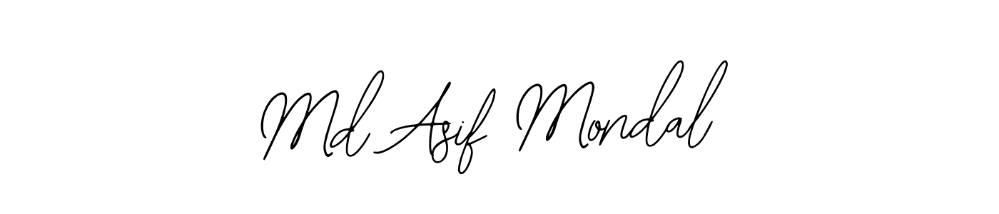 This is the best signature style for the Md Asif Mondal name. Also you like these signature font (Bearetta-2O07w). Mix name signature. Md Asif Mondal signature style 12 images and pictures png