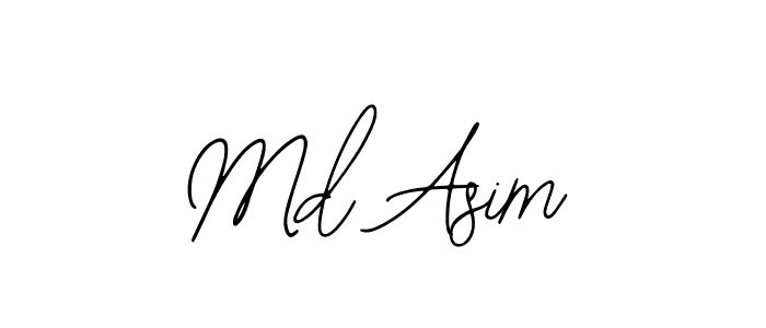 Use a signature maker to create a handwritten signature online. With this signature software, you can design (Bearetta-2O07w) your own signature for name Md Asim. Md Asim signature style 12 images and pictures png