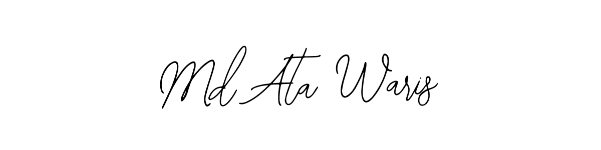 Create a beautiful signature design for name Md Ata Waris. With this signature (Bearetta-2O07w) fonts, you can make a handwritten signature for free. Md Ata Waris signature style 12 images and pictures png