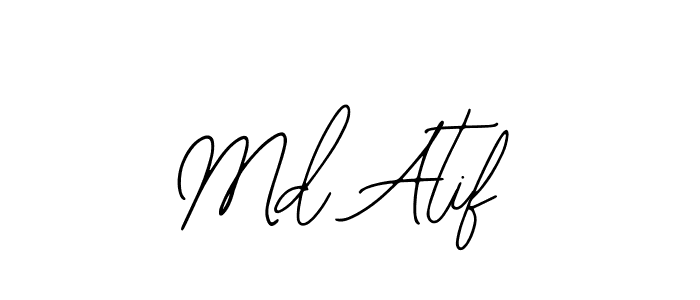 Design your own signature with our free online signature maker. With this signature software, you can create a handwritten (Bearetta-2O07w) signature for name Md Atif. Md Atif signature style 12 images and pictures png