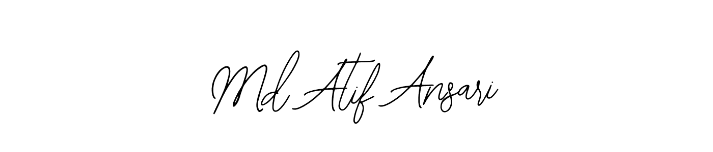 It looks lik you need a new signature style for name Md Atif Ansari. Design unique handwritten (Bearetta-2O07w) signature with our free signature maker in just a few clicks. Md Atif Ansari signature style 12 images and pictures png